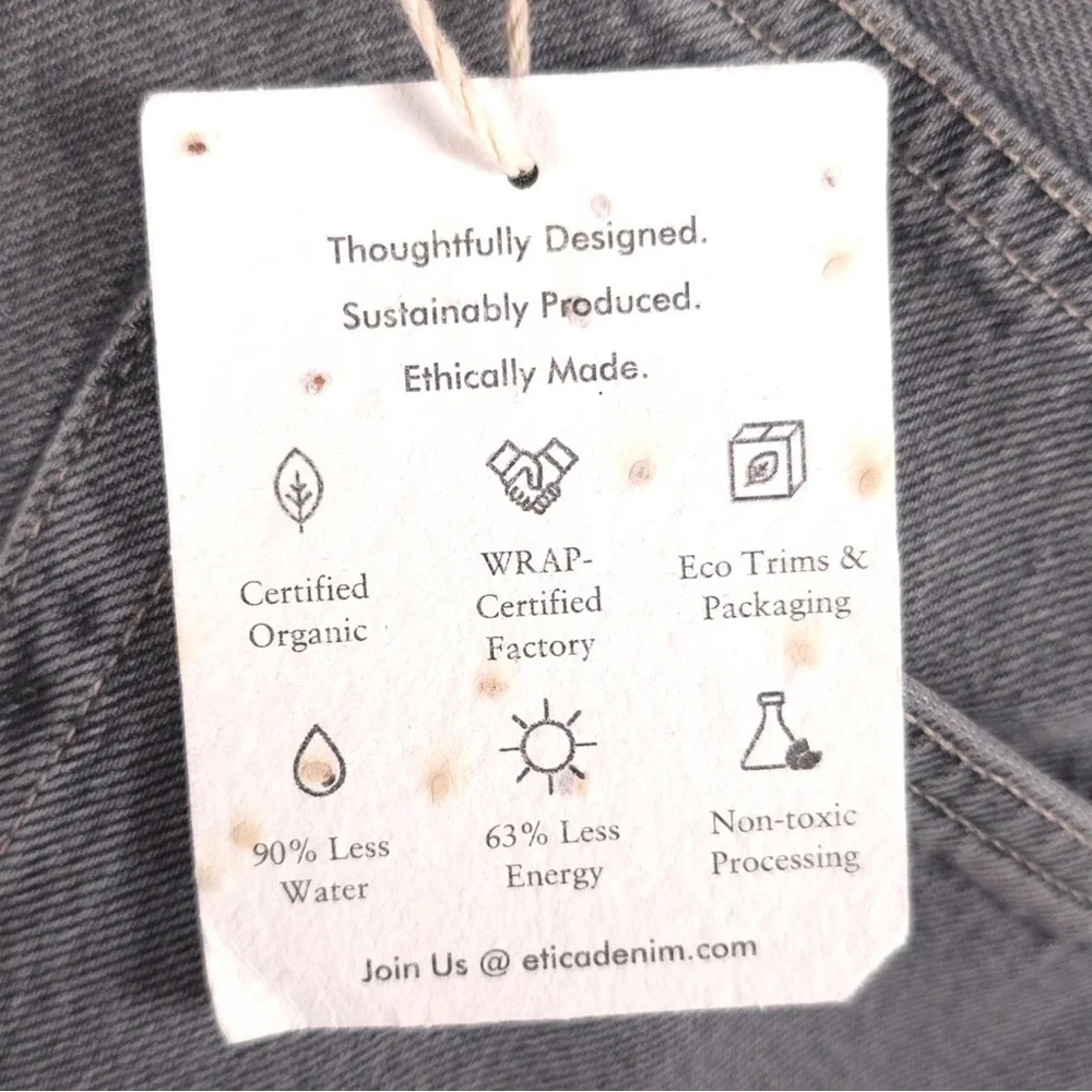 NWT éTICA ORGANIC‎ COTTON Blend Brandy Long Shorts QUARTZSITE EW179122 Size 28